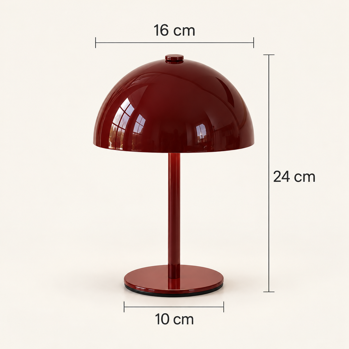 Lámpara Burgundy Domo