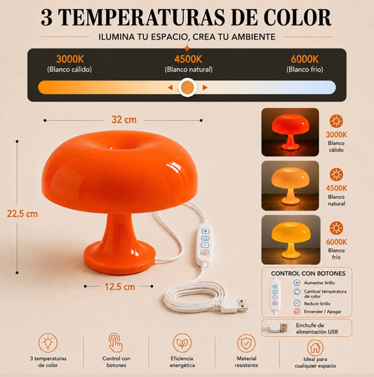 Lámpara Mushroom Lamp