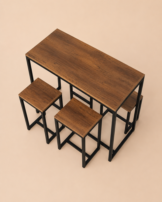 Mesa Bar + 4 Sillas Griffit