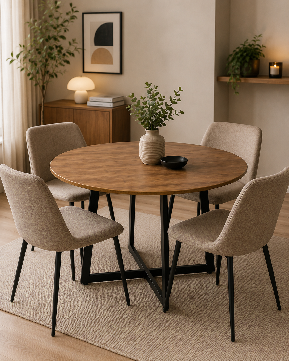 Mesa de Comedor Industrial Kaira
