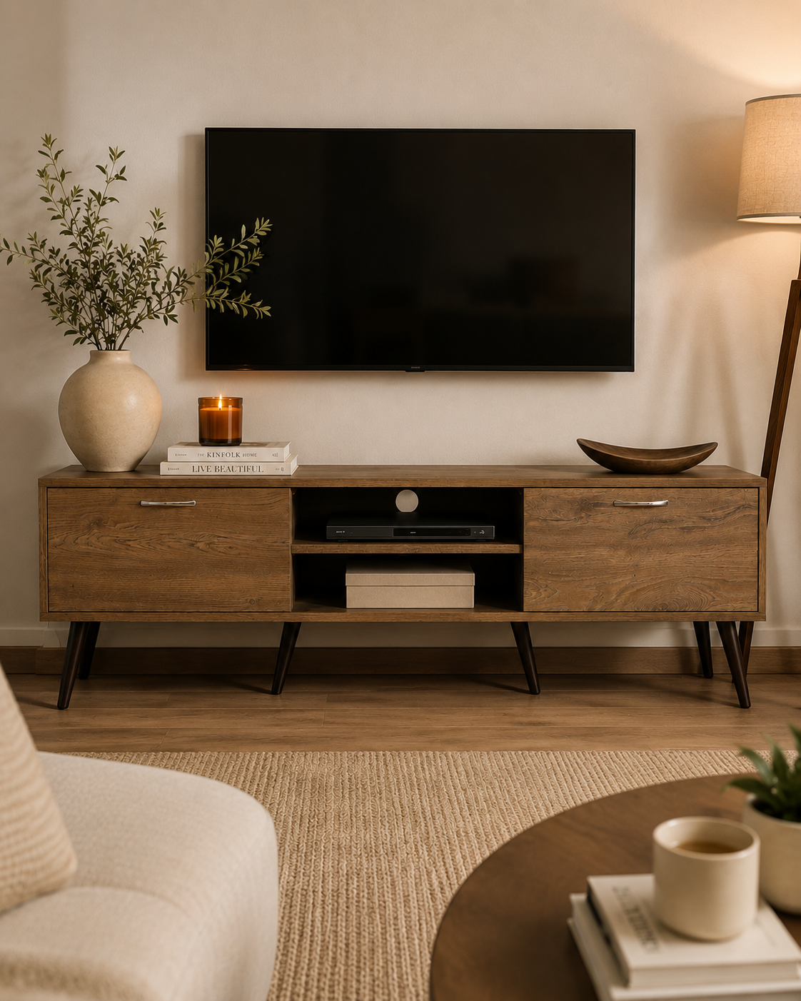 Mesa de TV Centro de Entretenimiento 55” Manhattan