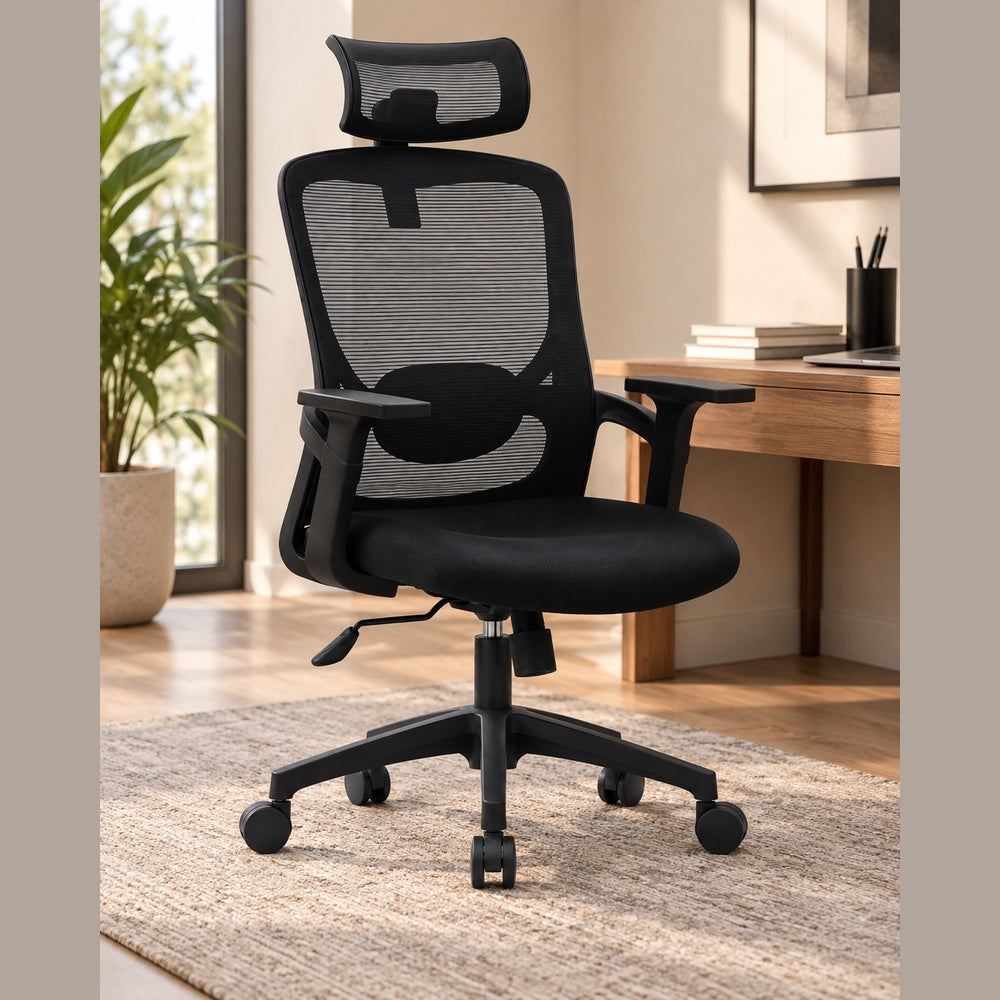 Silla de oficina de malla Mónaco