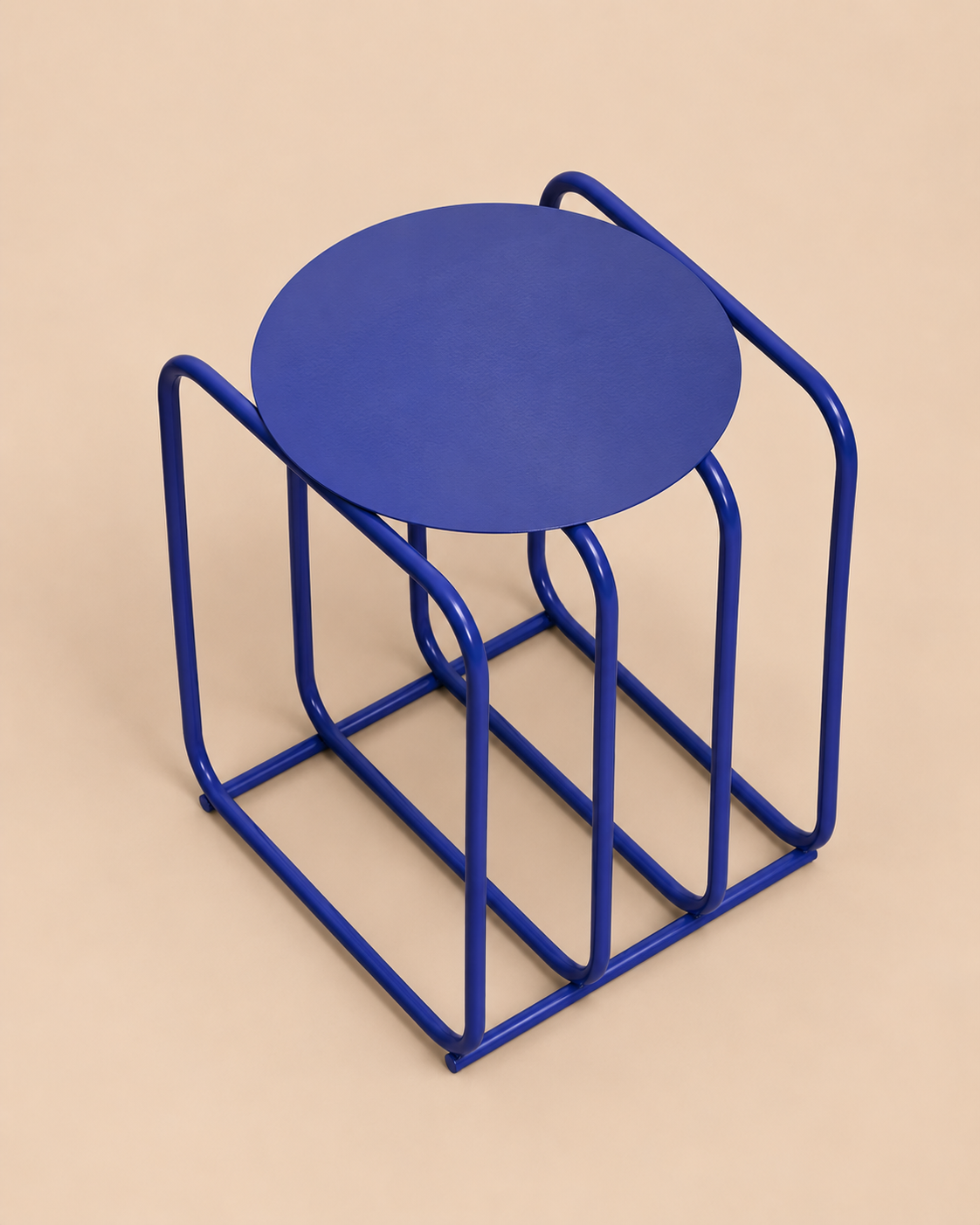 Mesa Auxiliar Mid Century Blue