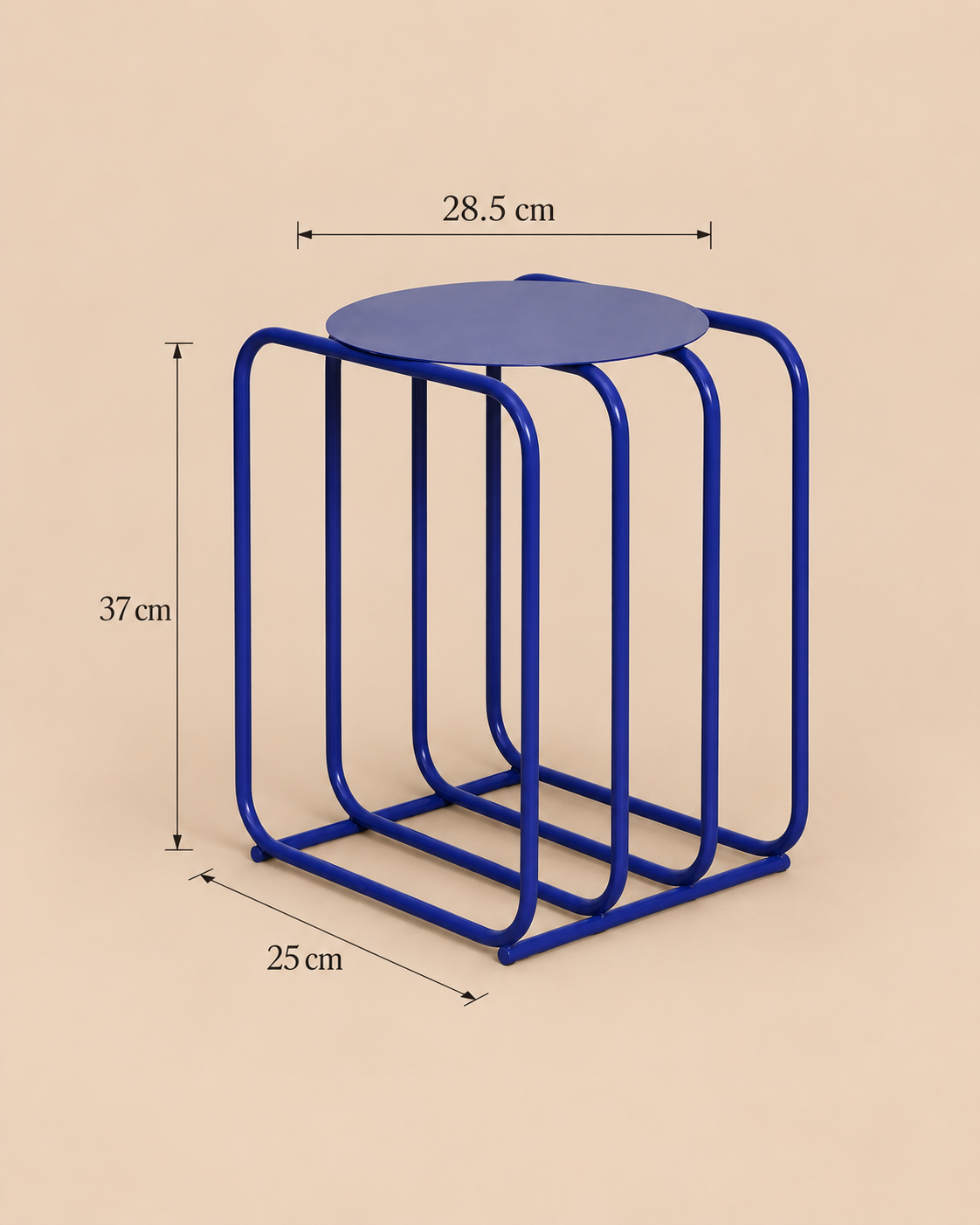 Mesa Auxiliar Mid Century Blue