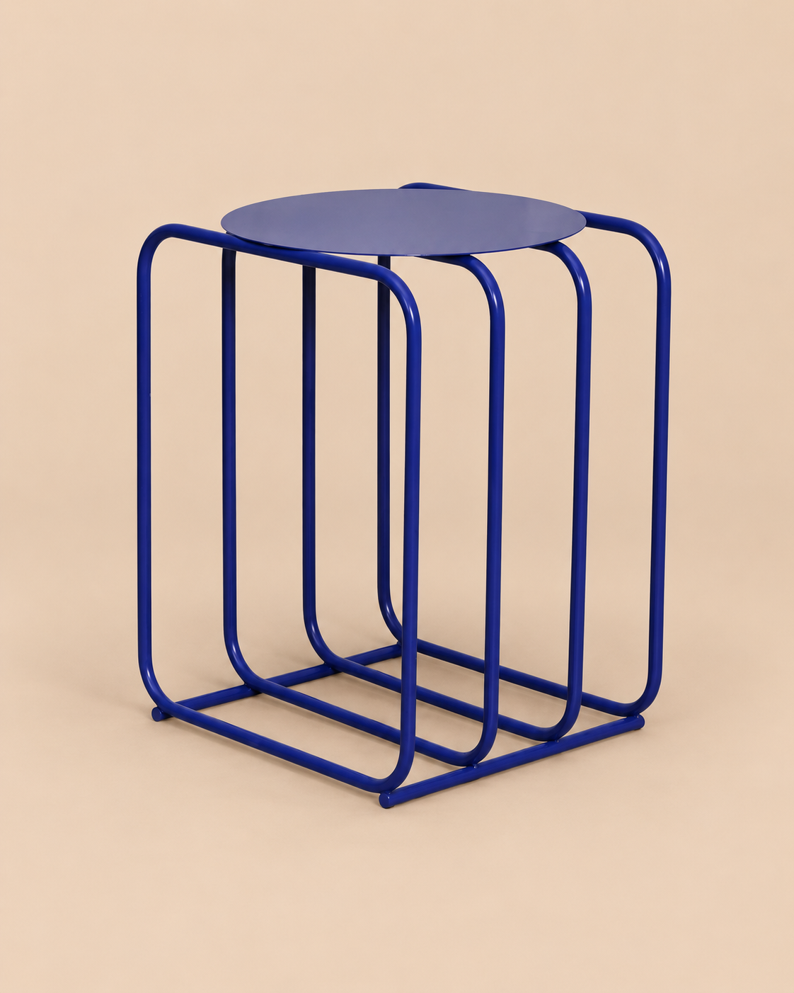 Mesa Auxiliar Mid Century Blue