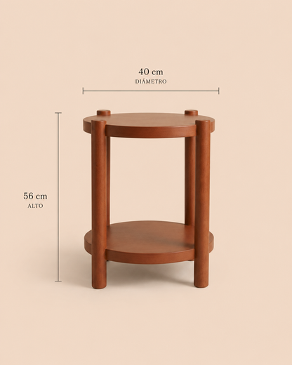 Mesa Auxiliar de Madera Lorenna