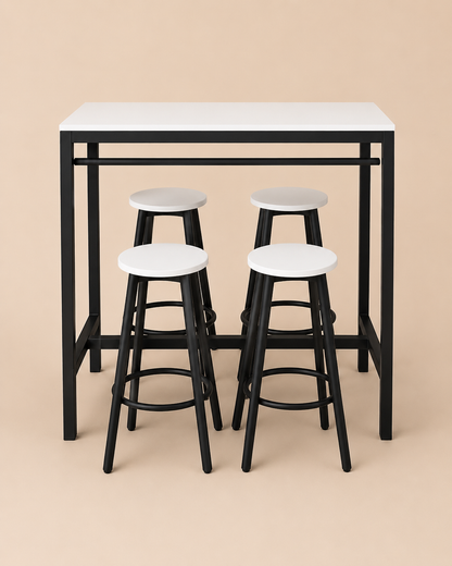 Mesa Bar + 4 Sillas Williams