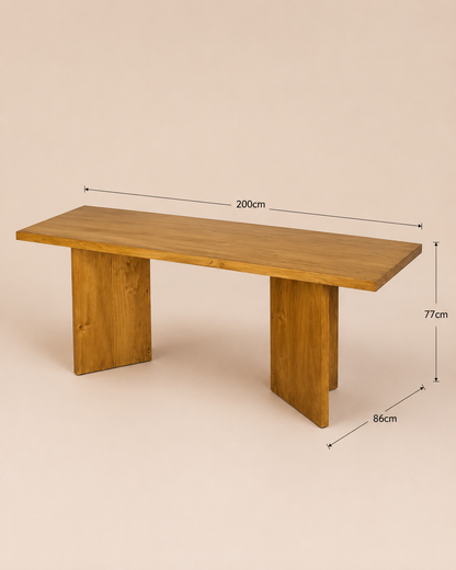 Mesa de Comedor Contemporánea Liao Madera
