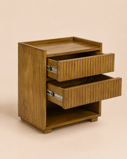 Mesa de Noche de Madera Miranda