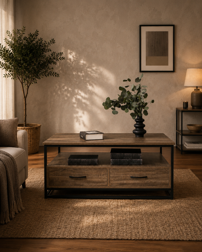 Mesa de Centro Industrial Tayce