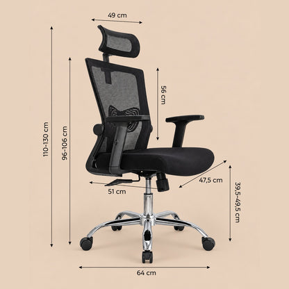 Silla de Oficina Presidente Torino