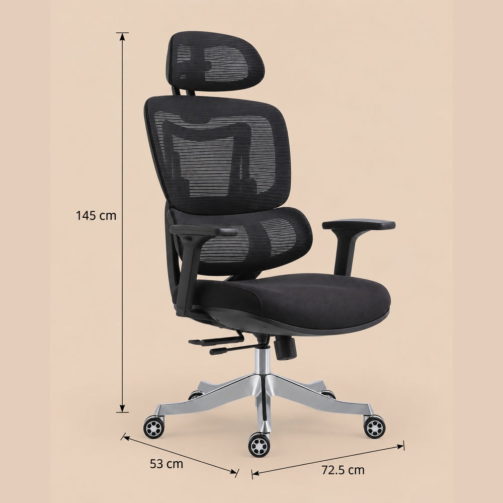 Silla de Oficina Ergonómica Giratoria Ámbar