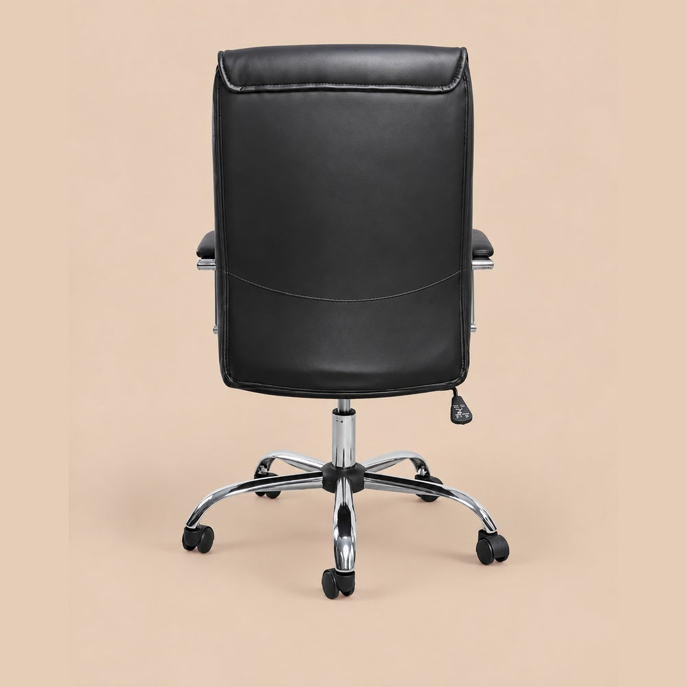 Silla De Oficina Ergonómica Cuero Nápoles